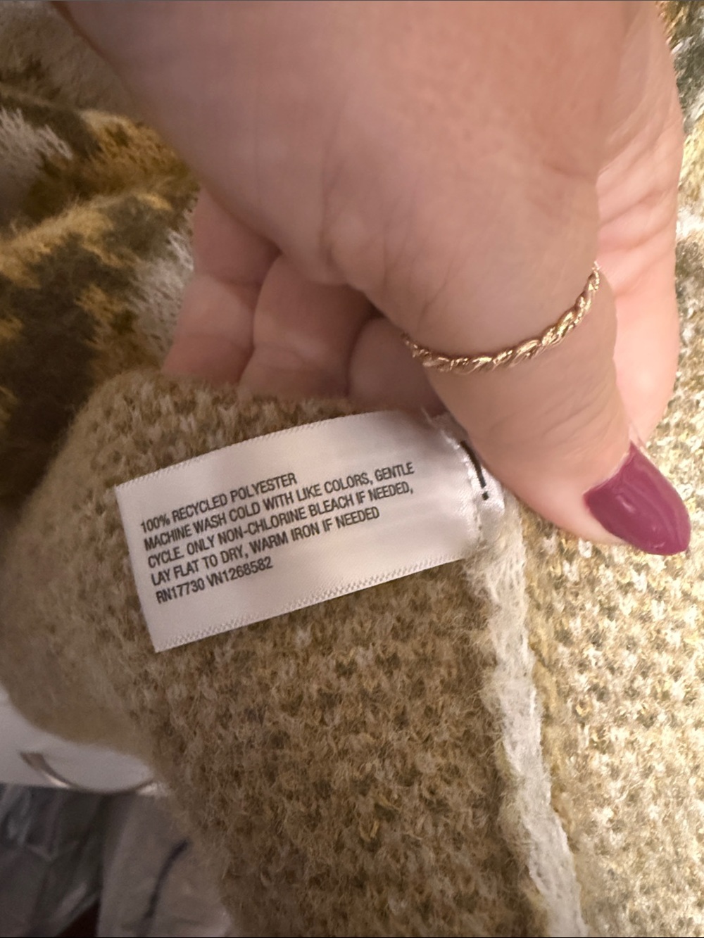 Woolrich Cream and Mustard Floral Button-Front Cardigan - Picture 3 of 5